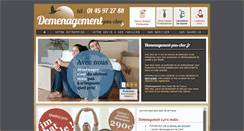 Desktop Screenshot of demenagement-pas-cher.fr